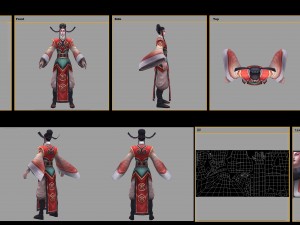 low poly 3d characters-xiao sheng Model 3D