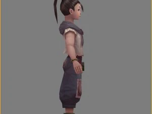 low poly 3d characters-small fish 3D Model