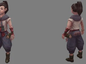 low poly 3d characters-small fish 3D Model