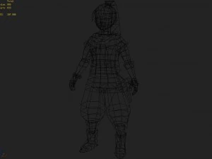 low poly 3d characters-small fish 3D Model