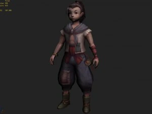 low poly 3d characters-small fish 3D Model
