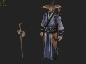 low poly 3d characters-virtual summer 3D Model