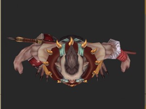 low poly 3d characters - patrol demon Modello 3D