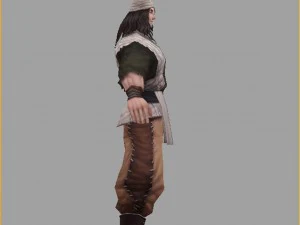 low poly 3d characters-yachasu 3D Model