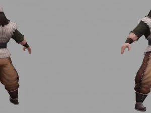 low poly 3d characters-yachasu 3D Model