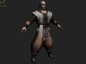 low poly 3d characters-yachasu 3D Model