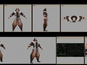 low poly 3d characters-yachasu 3D Model