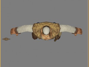 low poly 3d characters-yangjiakou boatman 3D 모델