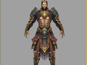 low poly 3d characters-player 3D Модель