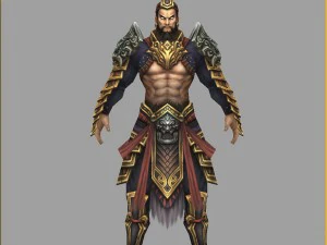 low poly 3d characters-player 3D Model