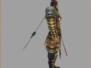 low poly 3d characters-player 3D Model