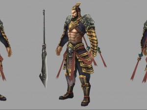 low poly 3d characters-player 3D Модель