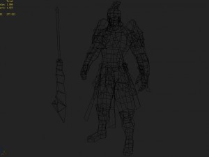 low poly 3d characters-player 3D Модель