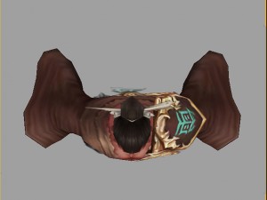 low poly 3d characters - yin lei taoist 3D Model