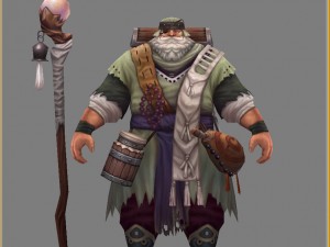 low poly 3d characters-san sang Modèle 3D