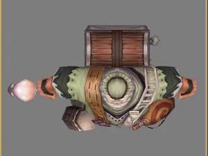 low poly 3d characters-san sang 3D Model