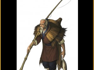 low poly 3d characters - fisherman zhang slightly 3Dモデル