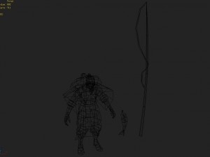 low poly 3d characters - fisherman zhang slightly 3Dモデル