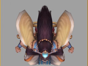 low poly 3d characters-yu fuzi Model 3D