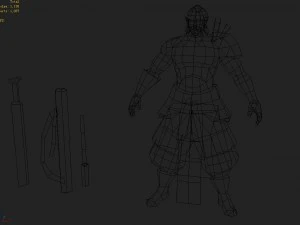 low poly 3d characters - the horse watch 3D Model