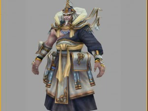 low poly 3d characters - mma 3D Model