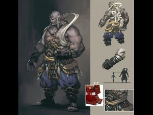 postacie 3D low Poly - koń cesarski Model 3D