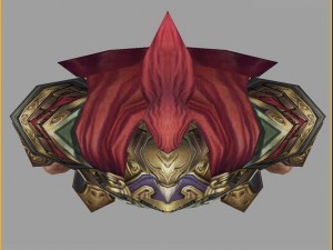 low poly 3d characters-general of the town Modèle 3D