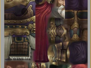 low poly 3d characters-general of the town 3D Model
