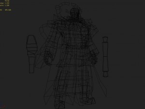 low poly 3d characters- value day gong cao Model 3D