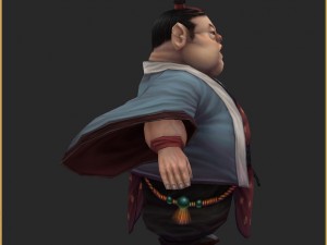 low poly 3d characters-pig 3D Model