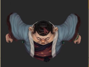 low poly 3d characters-pig 3D Model