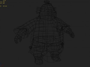 low poly 3d characters-pig 3D Model