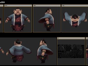 low poly 3d characters-pig 3D Model