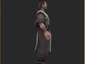 low poly 3d characters-zhuangding Model 3D