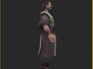low poly 3d characters-zhuangding 3D Model