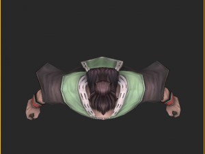 low poly 3d characters-zhuangding Model 3D