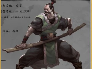 low poly 3d characters-zhuangding 3D Model