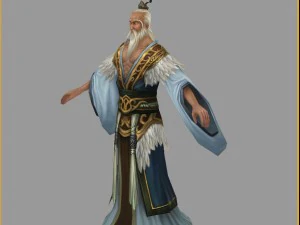 low poly 3d characters-drunk people 3D Model