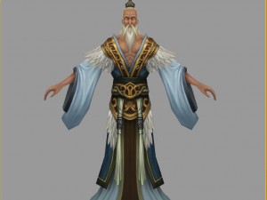 low poly 3d characters-drunk people Modello 3D
