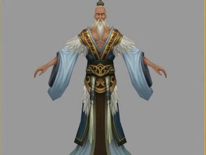 low poly 3d characters-drunk people 3D Model