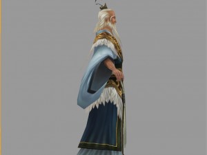low poly 3d characters-drunk people Modello 3D