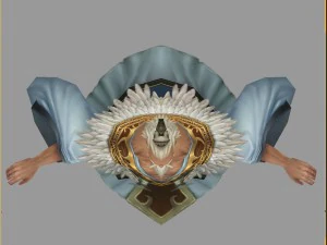 low poly 3d characters-drunk people 3D Model