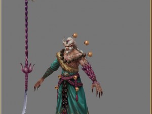 low poly 3d women - kyushu 3D Модель