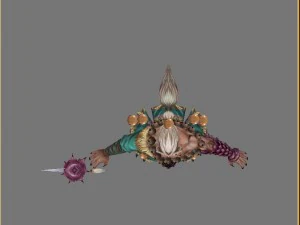 low poly 3d women - kyushu 3D Model