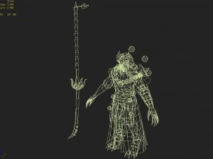 low poly 3d women - kyushu 3D Model