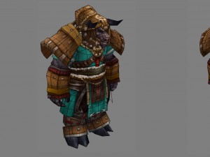plate set - cow devil Modèle 3D