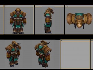plate set - cow devil Modèle 3D