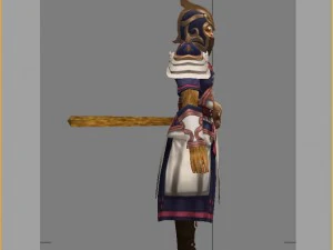 cloth set - monkey 01 3D Model