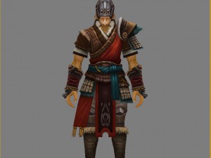 cloth set - monkey 02 Model 3D