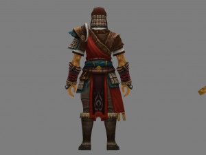 cloth set - monkey 02 Model 3D